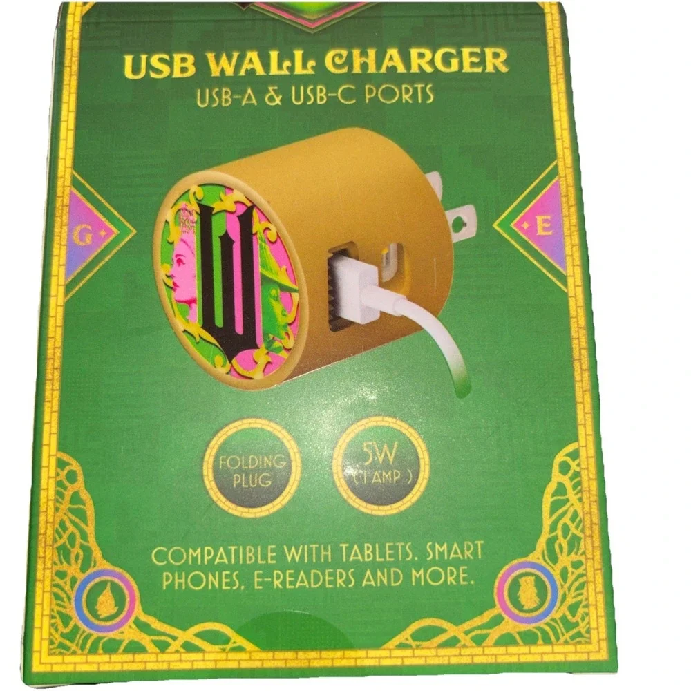 Wicked USB Wall Charger NEW